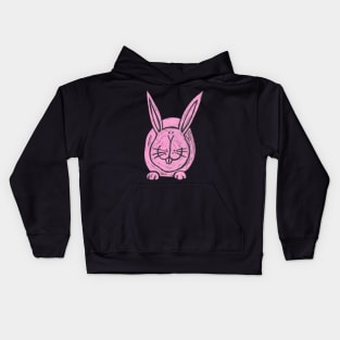 Rabbit, A Big, Fat, Pink Rabbit! Kids Hoodie